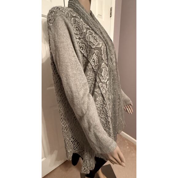 NWT Women's Multiples Lake House Sterling Cardigan & Tank Set, Size 1X - Picture 5 of 11